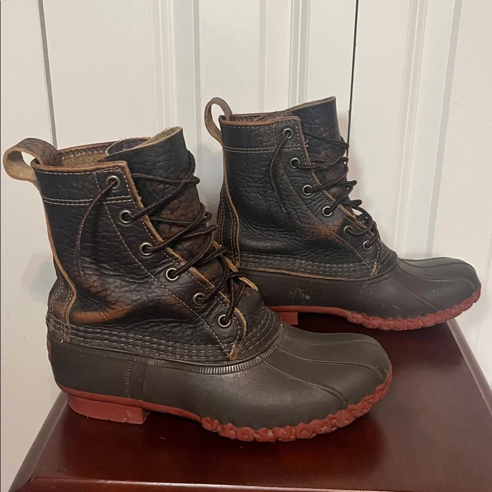 L.L. Bean Boots Duck Boots Bison 8